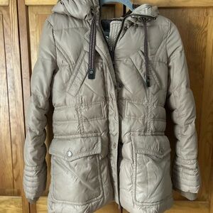 Women's Tan Quilted Jacket
